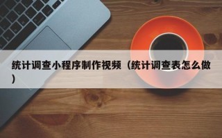 广元统计调查小程序制作视频（统计调查表怎么做）